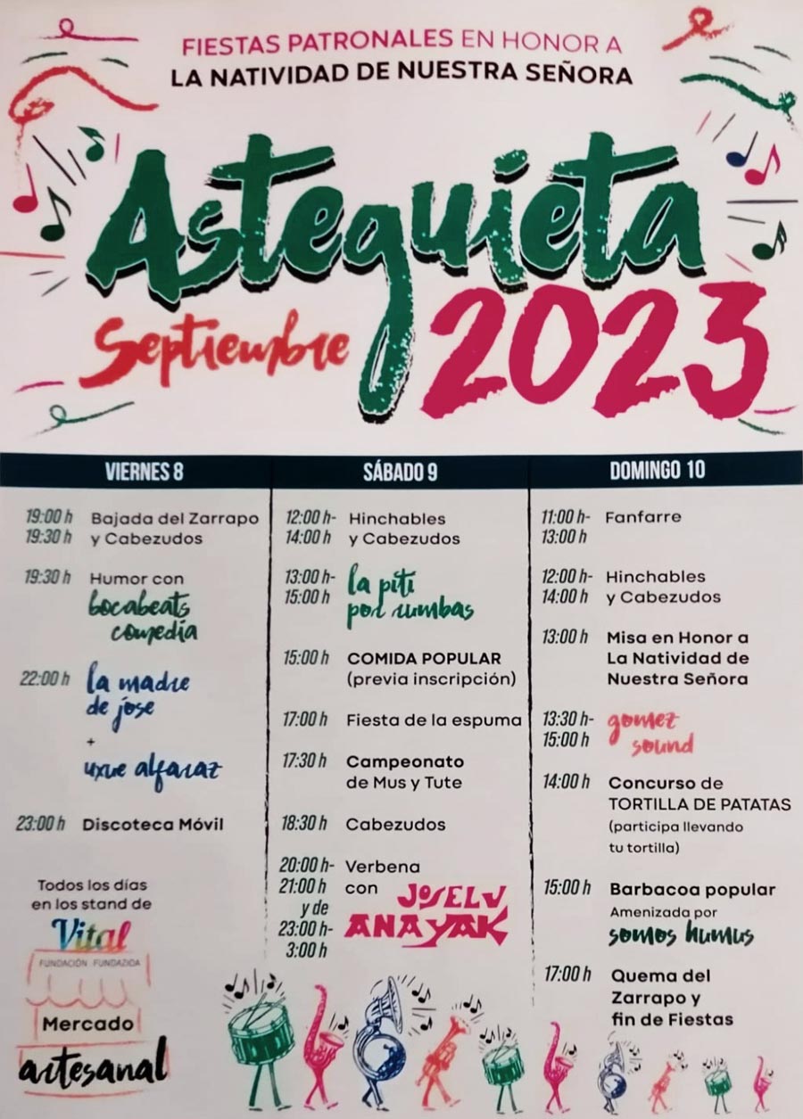 Fiestas de Asteguieta 2023