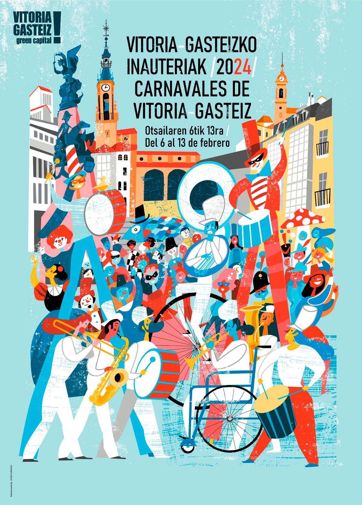 Cartel Carnavales Vitoria-Gasteiz 2024