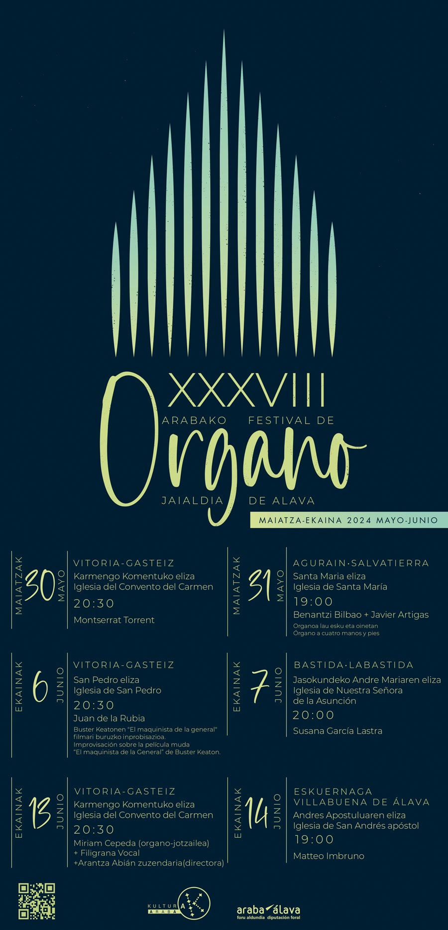 festival de órgano de álava