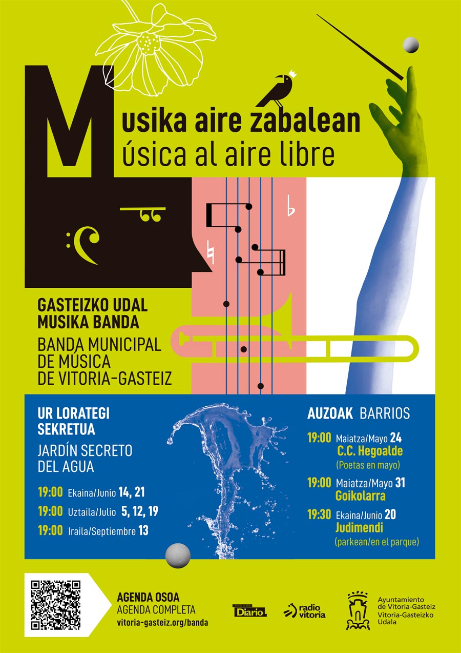 Cartel Música al Aire Libre 2024